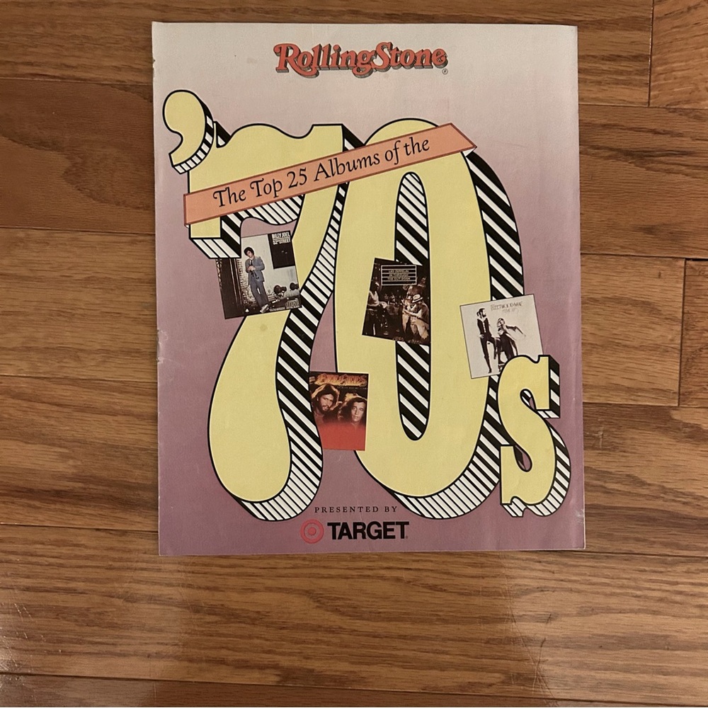 "Top 25 Albums of the 1970s" Booklet Insert Original 1990 Rolling Stone